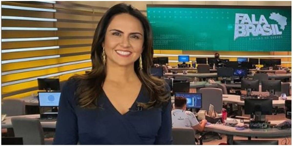 Carla Cecato apresenta o Fala Brasil nos sábados (Foto: Reprodução) Carla Cecato apresenta o Fala Brasil nos sábados (Foto: Reprodução)