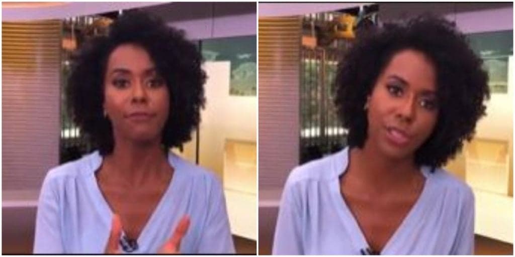 No comando do Jornal Hoje, Maju desaba com emoção e público vai ao chão com cena: "É de chorar"