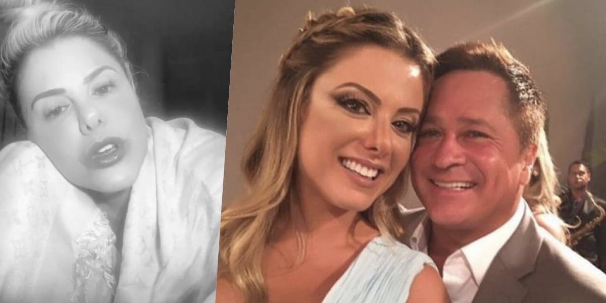 Poliana Rocha está casada com o cantor Leonardo há vinte e tres anos (Foto montagem: TV Foco)