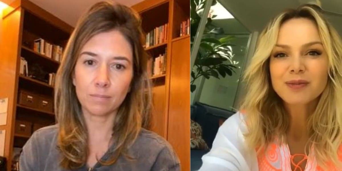 Rebeca Abravanel e Eliana conversaram em live, no dia 22 de maio (Foto: Reprodução/YouTube/Instagram) Rebeca Abravanel e Eliana conversaram em live, no dia 22 de maio (Foto: Reprodução/YouTube/Instagram)