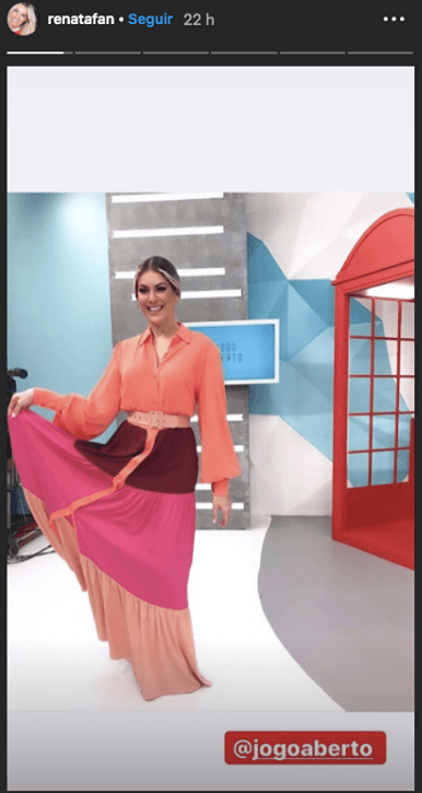 mostrou o look do dia (Foto: reprodução/Instagram)