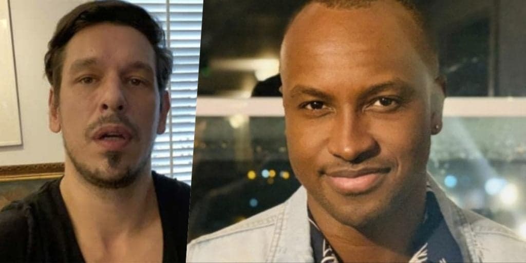 Thiaguinho, após declarar amor por rapaz e surgir agarrado, escancara barraco com o ator João Vicente: "Cara babaca"