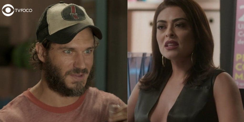 Totalmente Demais - Carolina massacra Dino após ele causar surto em Eliza: "Verme!"