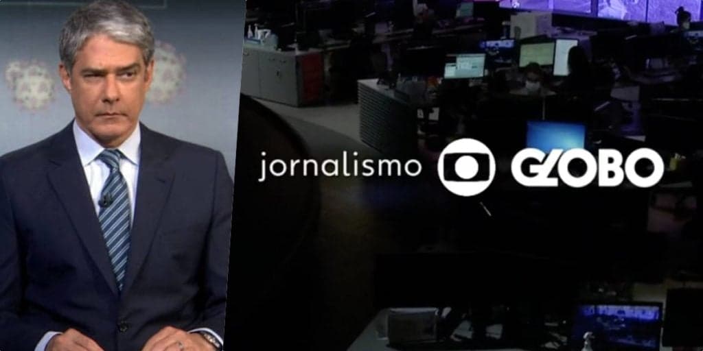 William Bonner apaga luzes do JN, que termina com redação às escuras em silêncio ensurdecedor e cruel: "Nos tirou"