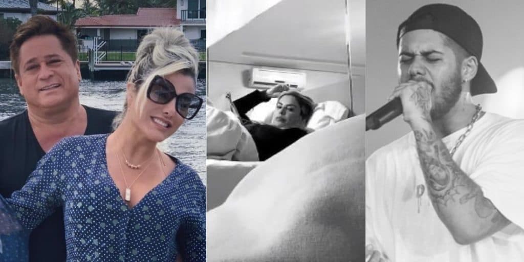 Filho de Leonardo escancara privacidade dos pais, mostra mãe na cama e divulga momento para milhões: "Empata fod#"