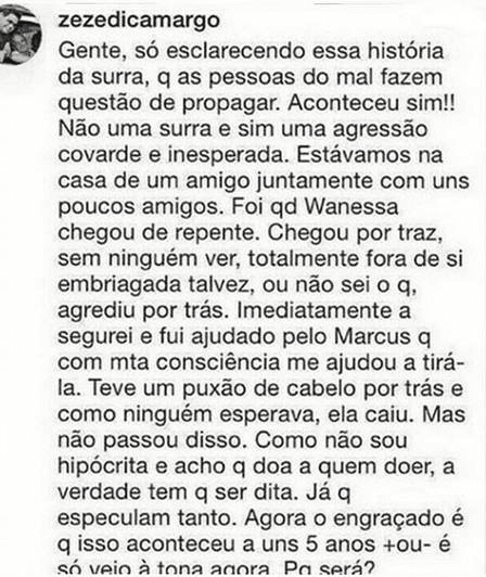 Zezé comentou sobre a briga de Graciele e Wanessa (Foto: reprodução) Zezé comentou sobre a briga de Graciele e Wanessa (Foto: reprodução)