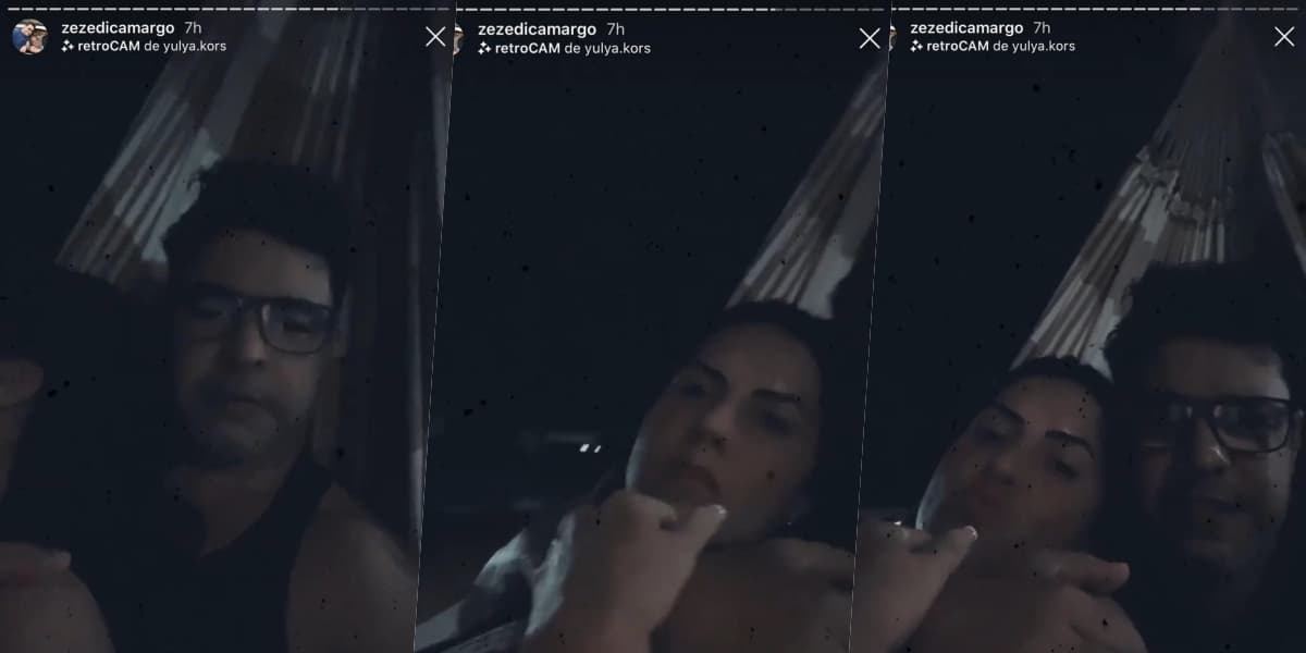 Zezé escancarou sua intimidade com a noiva (Foto: reprodução/Instagram) Zezé escancarou sua intimidade com a noiva (Foto: reprodução/Instagram)