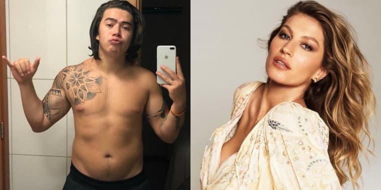 Gisele Bündchen, após críticas de Whindersson Nunes, responde humorista à altura e usa do deboche: "oi"