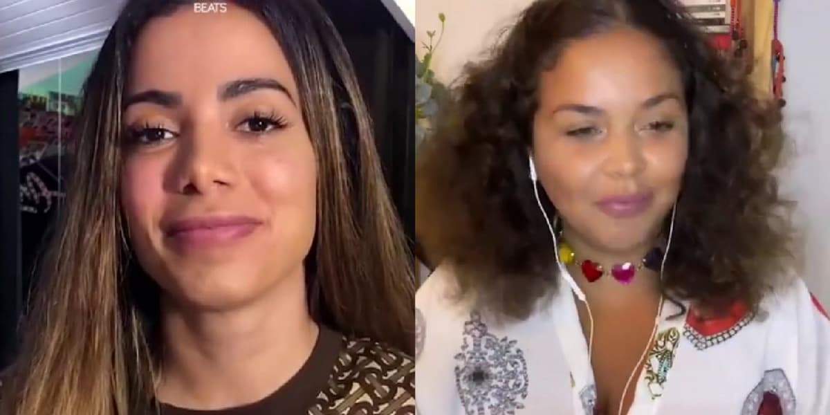 Em live, Anitta ensina passo a passo para ejaculação feminina (Foto: Reprodução/Instagram) Em live, Anitta ensina passo a passo para ejaculação feminina (Foto: Reprodução/Instagram)