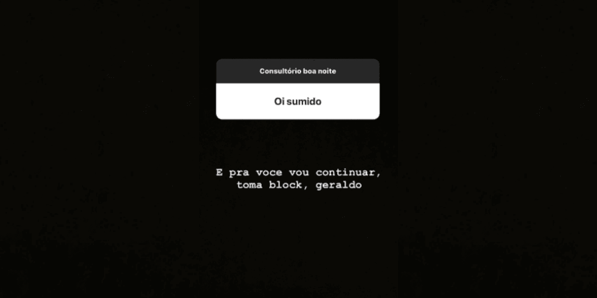 Luiz Bacci manda recado para Geraldo (Foto: Reprodução)