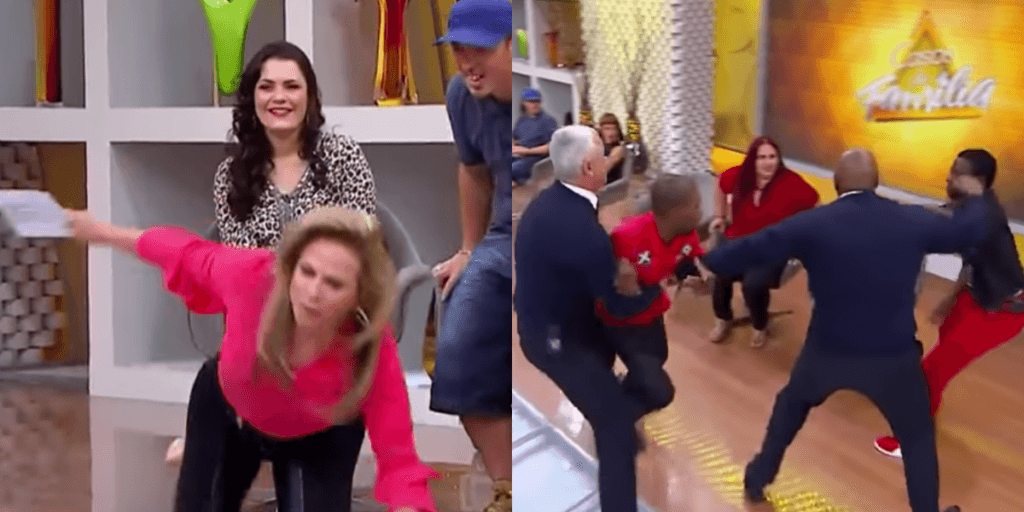 Confusão no Casos: Christina Rocha se ajoelha, produtor é chamado às pressas e até os seguranças invadem: "Chega"