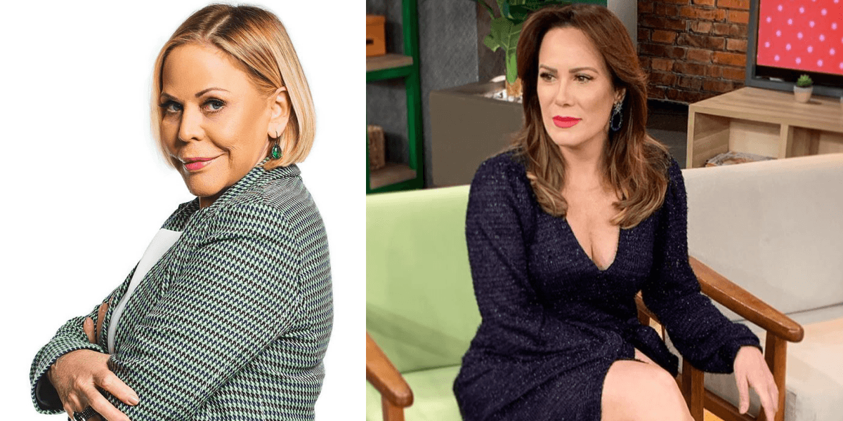 Claudete Troiano se viu um boato com Regina (Foto: Juan Ribeiro / Montagem) Claudete Troiano se viu um boato com Regina (Foto: Juan Ribeiro / Montagem)