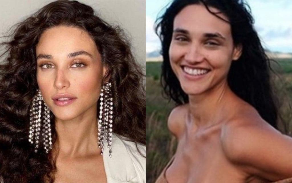 Débora Nascimento usa biquíni sexy minúsculo bem apertado e deixa escapar metade de parte íntima: “Gostosa”
