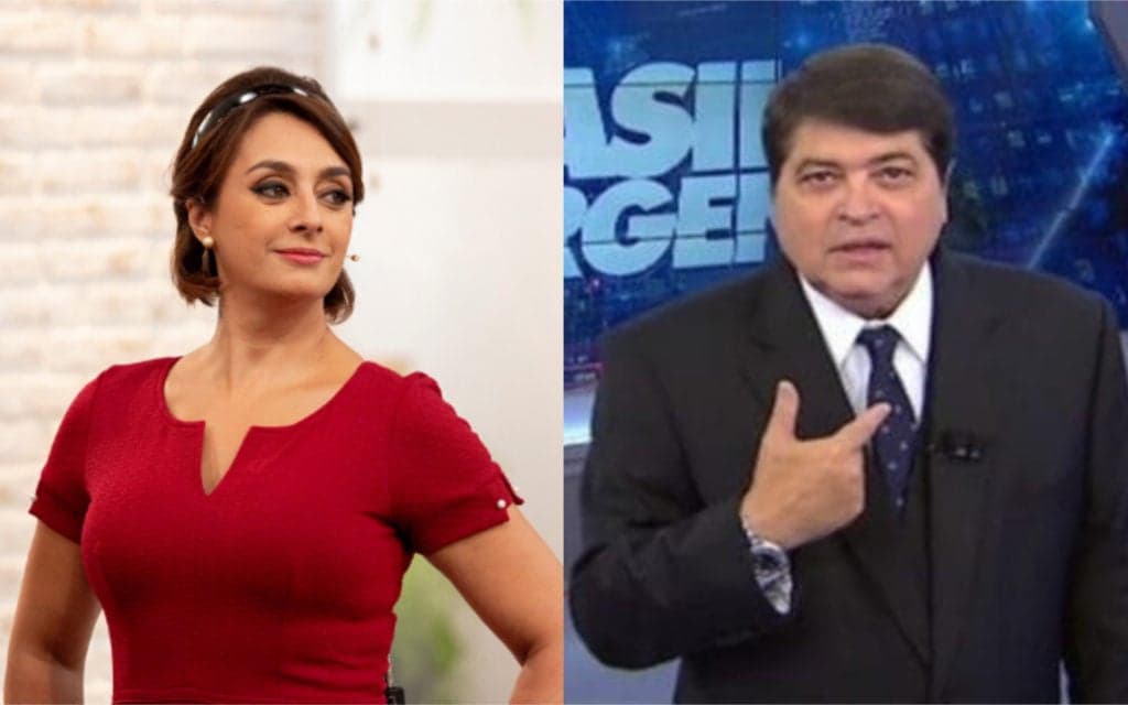 Catia Fonseca vai a casa de Datena, expõe mulher "secreta" do jornalista e público fica estarrecido com aparência