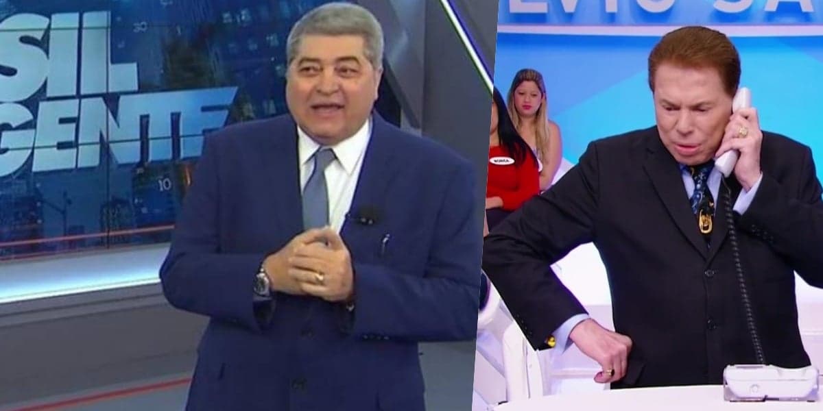 Datena recebe proposta de Silvio Santos, Band se irrita (Foto: Montagem)