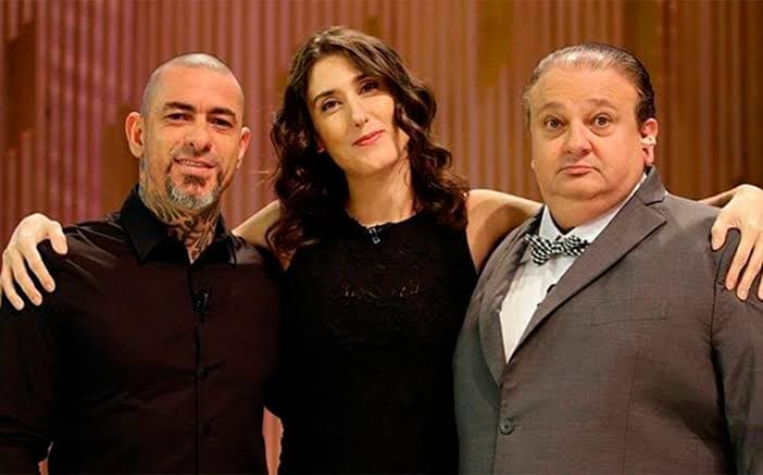 Henrique Fogaça, Paola Carosella e Erick Jacquin são os jurados do MasterChef Brasil (foto: Divulgação/Band)