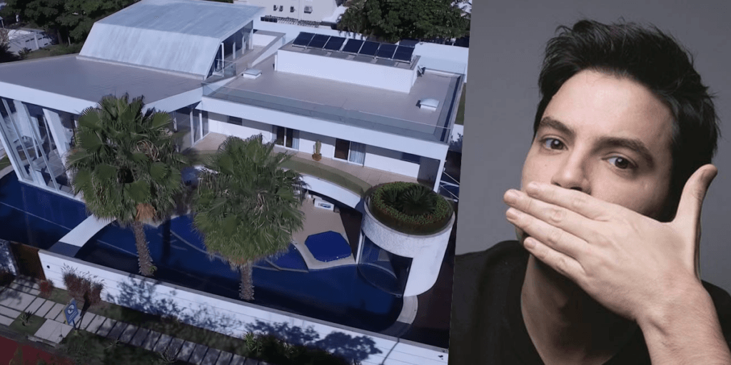 Felipe Neto mora em mansão enorme de R$ 10 milhões com parque aquático, cinema, estúdios e campo de futebol
