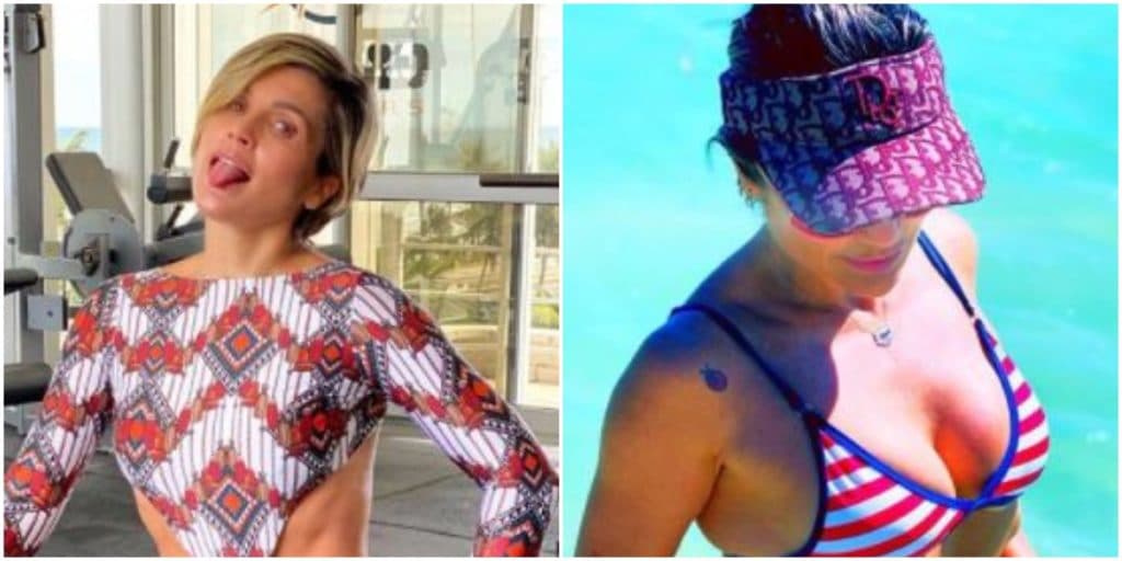 Aos 46 anos, Flávia Alessandra surge com biquíni sexy minúsculo, revela demais e leva invertida: "Que exagero"
