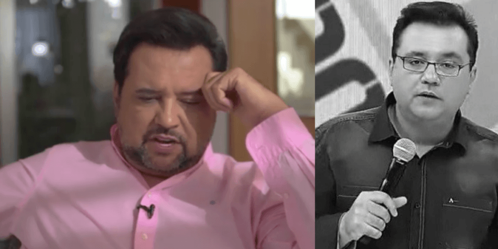 Geraldo Luís, após explodir em textão de despedida da Record, é visto em quartinho com vários e se declara: "William"