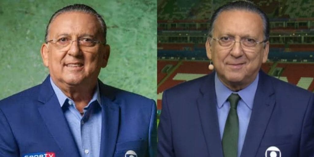Galvão Bueno surpreende em aniversário de netos e vira meme ao mandar réplica em papelão: "Vestido de caubói"