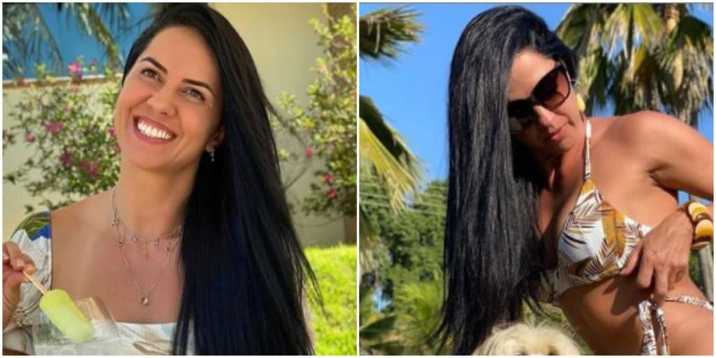 Graciele Lacerda deixa escapar parte íntima com decote máximo e é detalhe deixa marmanjos babando: “Gostosa”