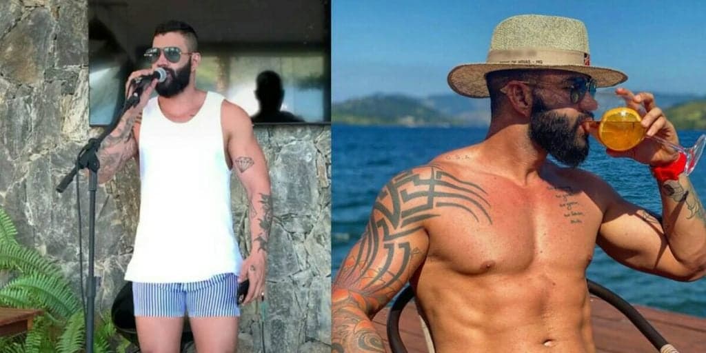 Gusttavo Lima, após exagerar na bebida e admitir uso de maconha, entra dentro de rio na Amazônia e marca retorno bombástico