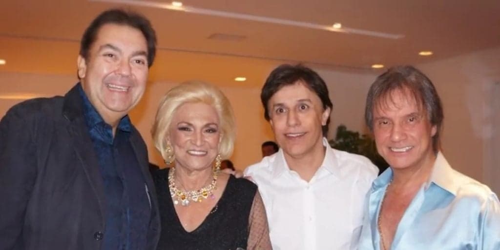 Vídeo raro de Hebe com Tom Cavalcante, Faustão e Roberto Carlos é exposto e gera comoção: “Último aniversário”