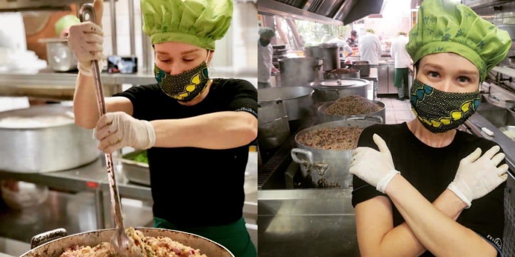 Mariana Ximenes vira voluntária em projeto solidário e cozinha marmitas: "Foram 40 mil"