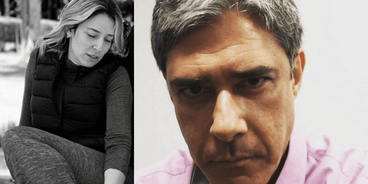 Natasha Dantas e seu marido William Bonner, do Jornal Nacional (Foto: Montagem)