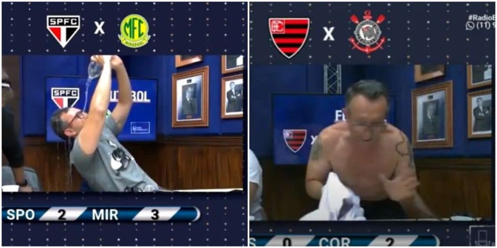 Neto surta, tira a roupa ao vivo ao lado de outro homem, e tem vídeo bombástico aos gritos: 'Loucura'