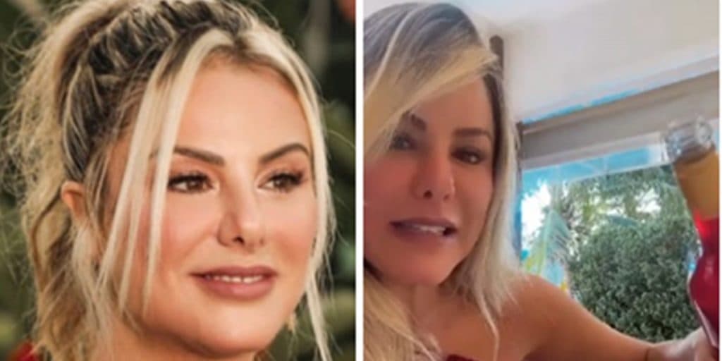 Esposa de Leonardo é abandonada em casa, bebe, deixa parte íntima explodindo e abre as pernas: "Relaxar é preciso"