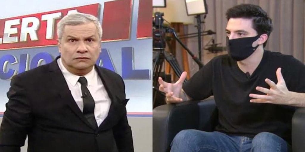 Sikêra Jr, após ver Felipe Neto no JN, vai para cima do youtuber ao vivo e estraçalha: “Aqui não tem putaria”