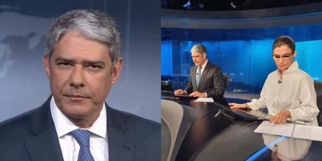 Após demissão inesperada na Globo, William Bonner se pronuncia e Renata vê JN afundar em escândalo: “Eu não seguro”