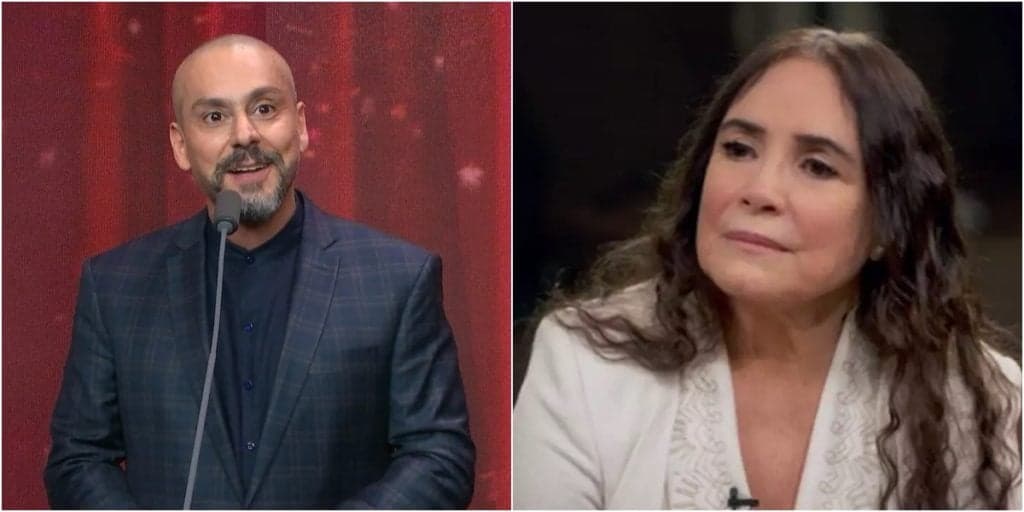 Alexandre Nero “mata” Regina Duarte em programa após atriz ser esquecida pela Globo: “Não está mais entre nós”