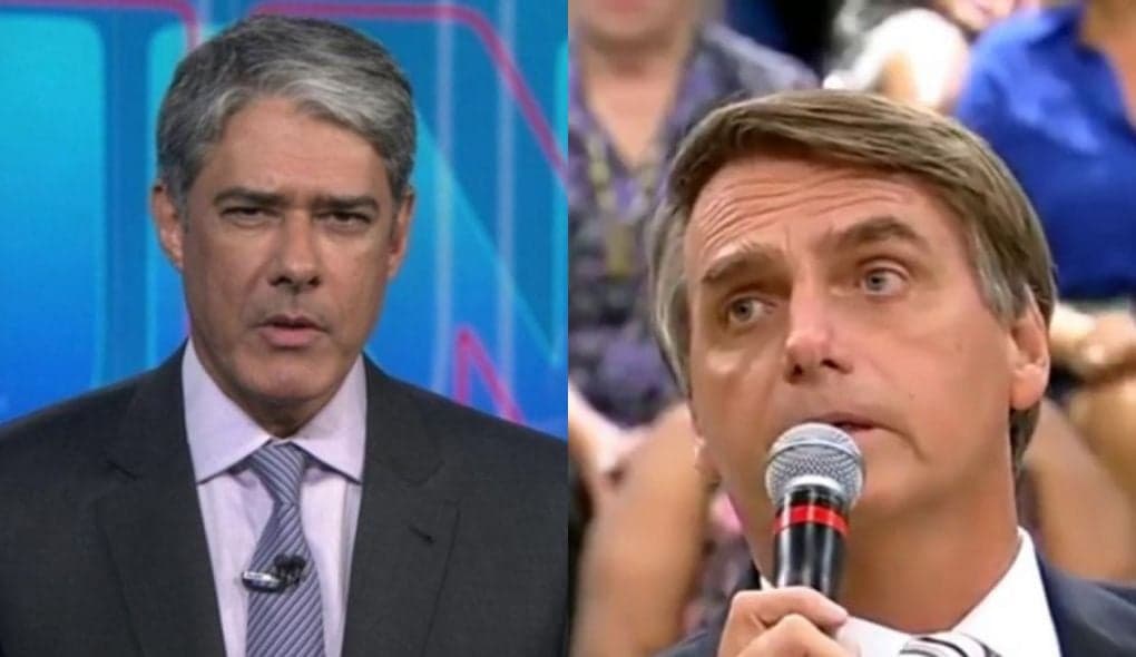 Bonner quebra protocolo no JN, manda recado pra eleitores de Bolsonaro ao vivo e debocha: "Boiada"