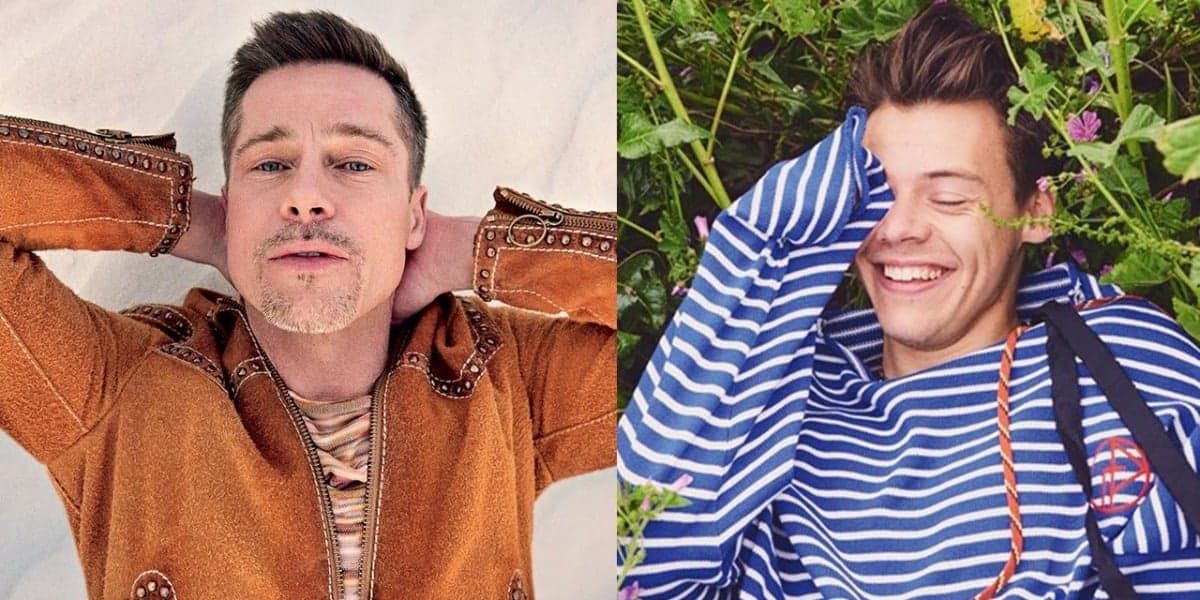 Harry Styles e Brad Pitt protagonizaram filme juntos (Foto: Reprodução)