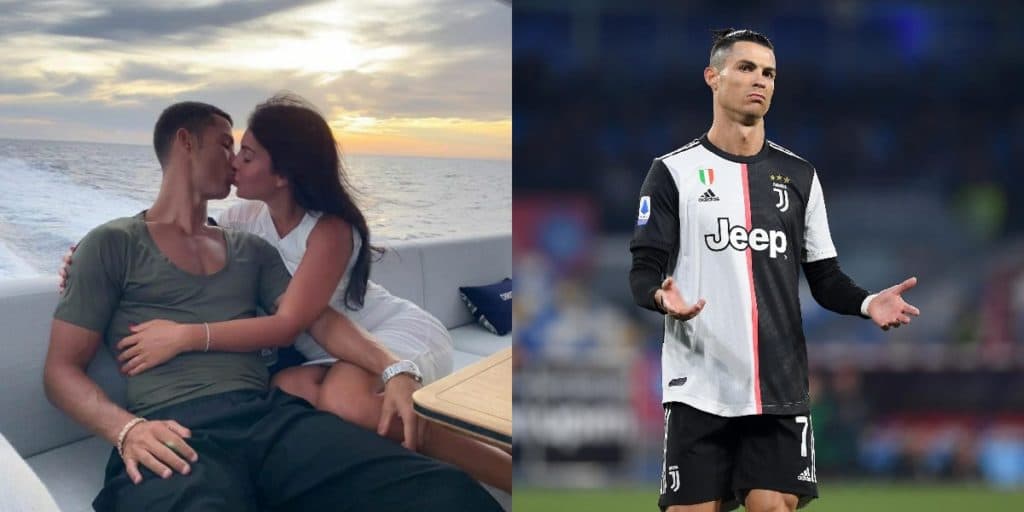 Cristiano Ronaldo e a noiva surgem em clima de romance cantando Apaixonadinha, feat de Marília Mendonça e Léo Santana
