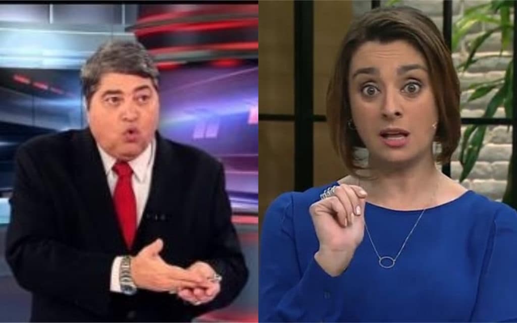 Datena, ao vivo, coloca a Band contra parede e exige mudança para Cátia Fonseca: "Me leva a sério"