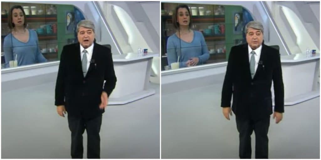 Datena tira monitores de seu estúdio, escandaliza ao se recusar a olhar para as câmeras e solta bomba: "Vem cá"