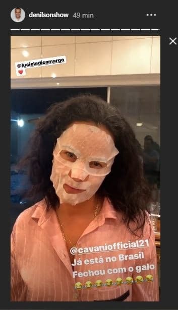 O ex-jogador de futebol fez piada com a própria esposa (Foto: Reprodução) O ex-jogador de futebol fez piada com a própria esposa (Foto: Reprodução)
