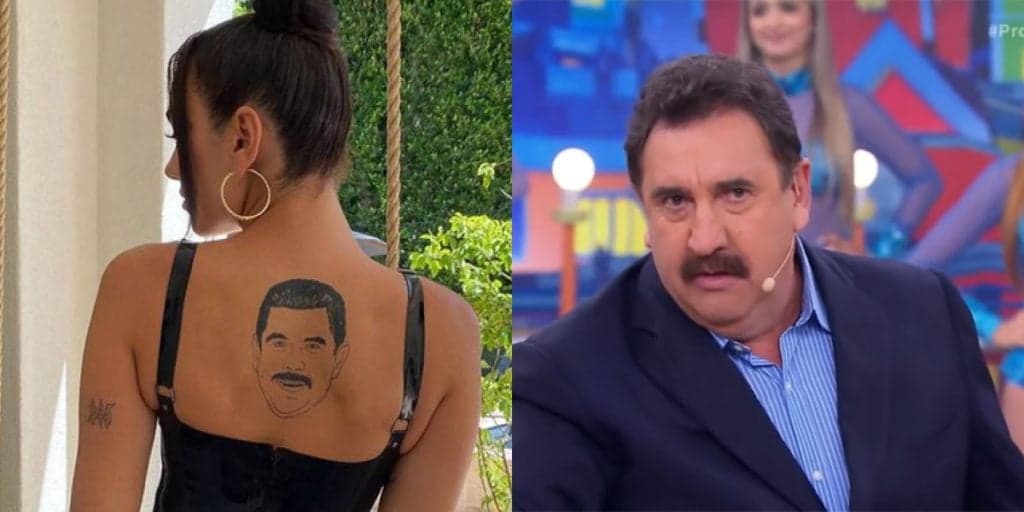 Dua Lipa ousa, faz nova tatuagem e desenha Ratinho nas costas: "fã incubada"