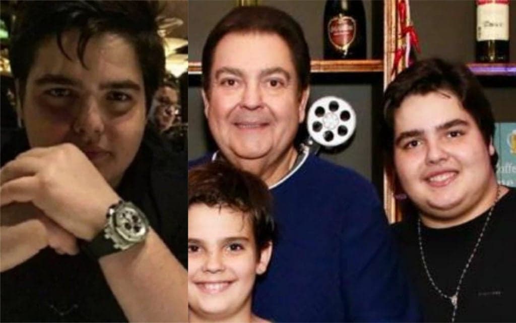 Filho de Fausto Silva, após cirurgia, fica irreconhecível e surge abraçado a rapaz, usando relógio chocante: 263 mil"