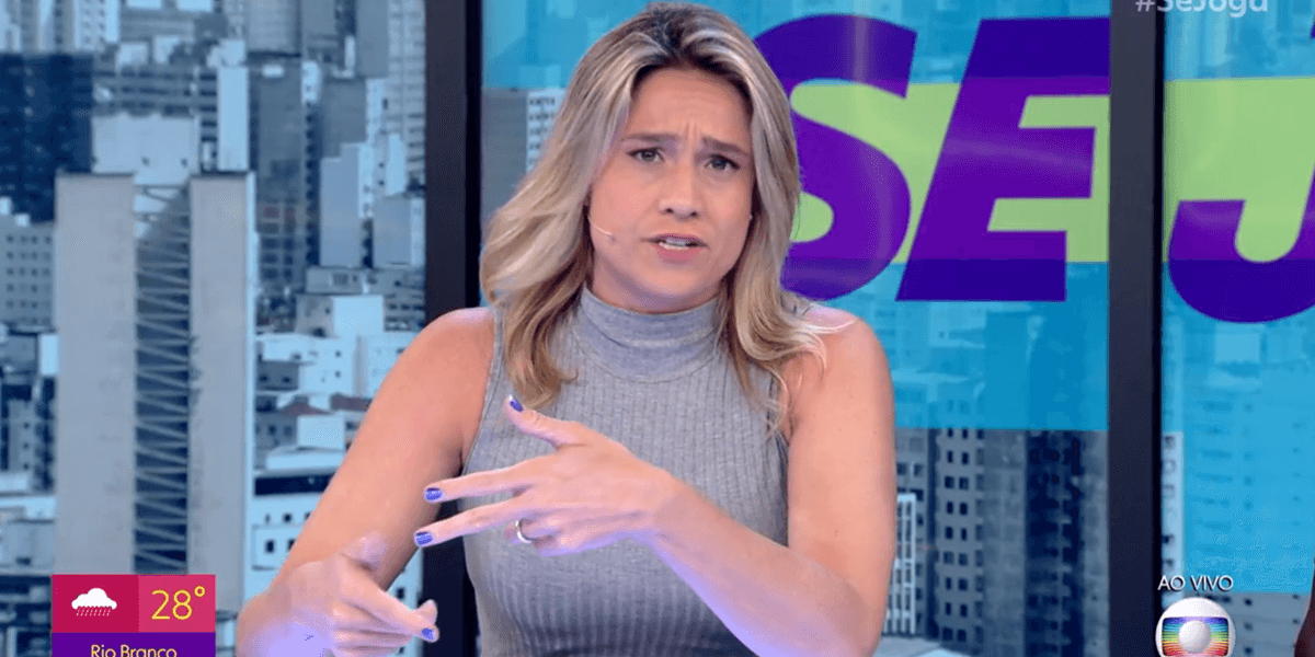 Fernanda Gentil no comando do Se Joga, que não deve voltar ao ar (Foto: Reprodução/Globo)
