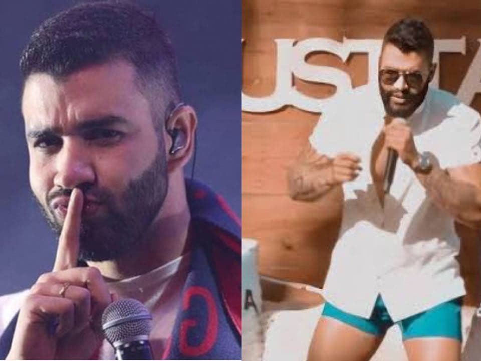 Gusttavo Lima é visto com short bem apertado, partes íntimas pulam e veredito é dado dias depois: "Quero ser gay"