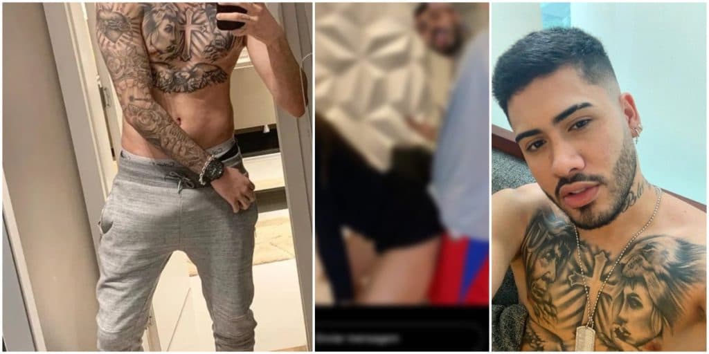 Kevinho explode com pênis gigante na cueca e tem vídeo ousado com a namorada exposto: 'Delícia'