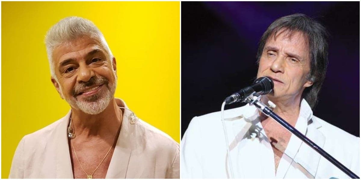 Lulu Santos revelou relação com Roberto Carlos - Foto: Montagem Lulu Santos revelou relação com Roberto Carlos - Foto: Montagem
