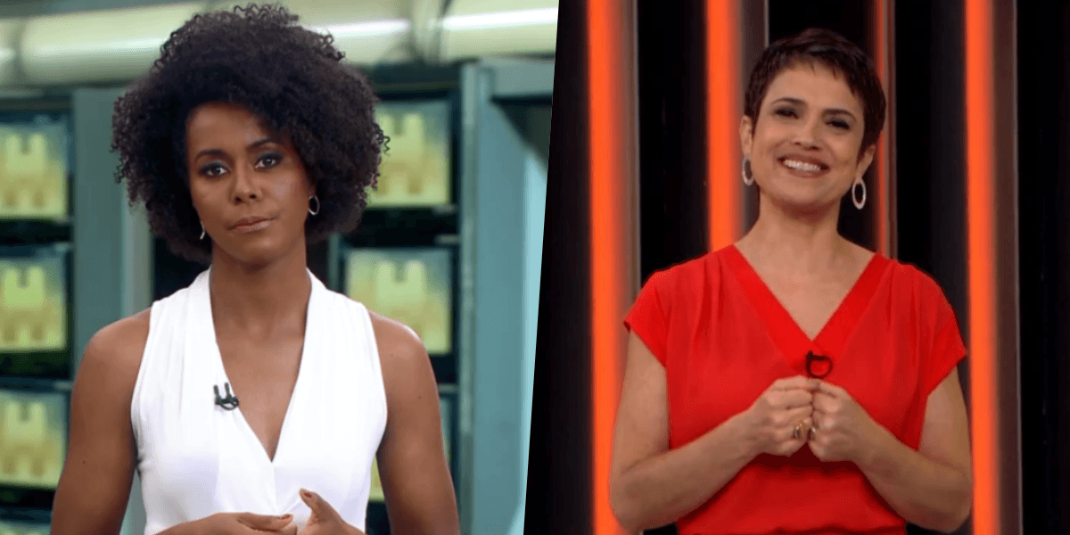 Sandra Annenberg e Maju (Foto: Reprodução)) Sandra Annenberg e Maju (Foto: Reprodução))