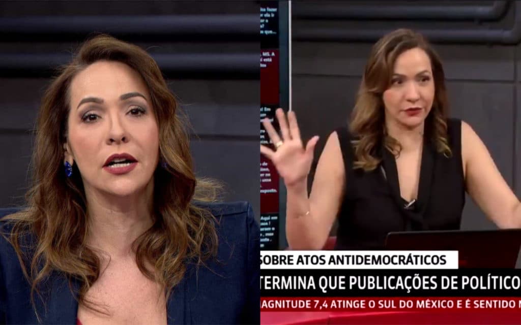 Jornal da Globo tem estúdio invadido ao vivo e âncora fica sem reação: "Meu Deus o que é isso?"
