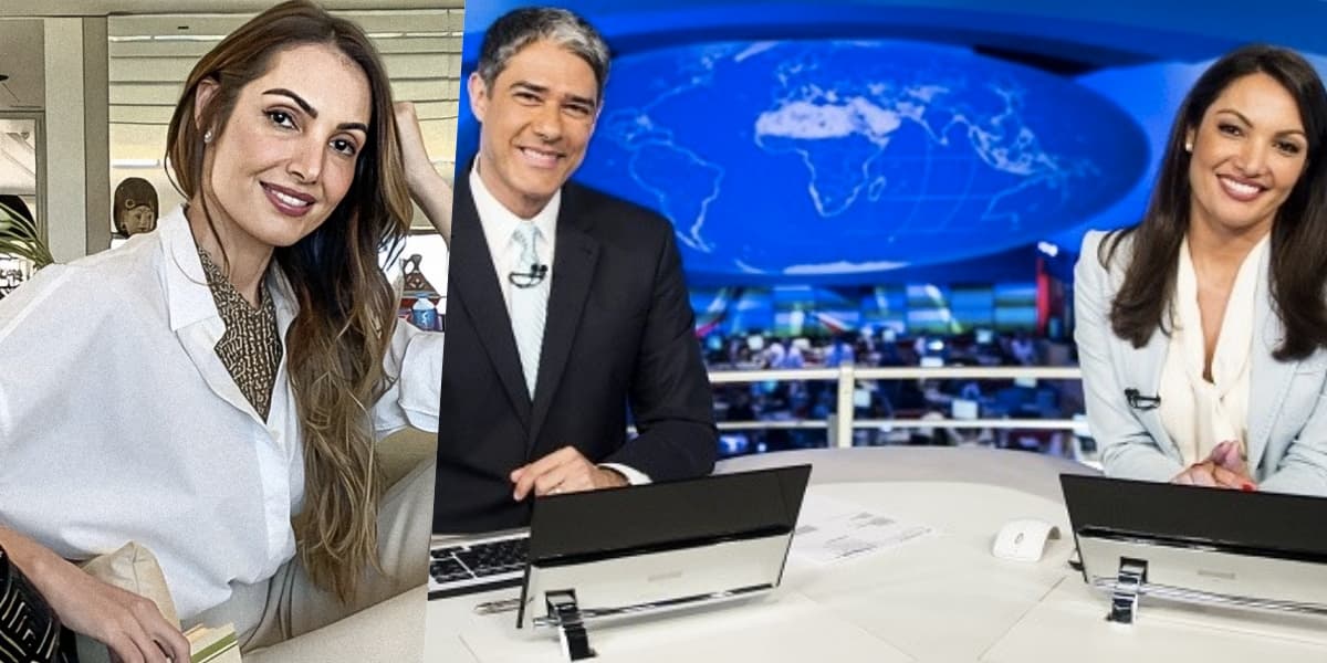 Patrícia Poeta comentou sobre a saída do Jornal Nacional (Foto: montagem) Patrícia Poeta comentou sobre a saída do Jornal Nacional (Foto: montagem)