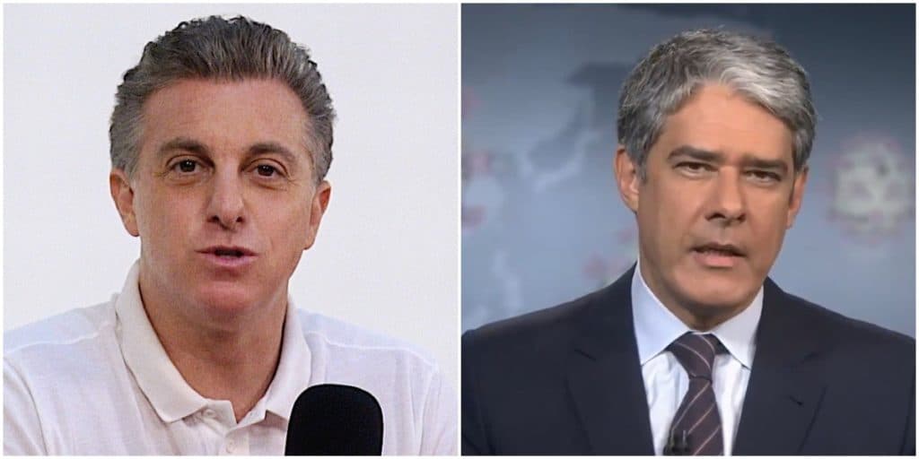 Luciano Huck mostra vídeo de William Bonner, usa jornalista da Globo e história tem reviravolta: "São os piores''